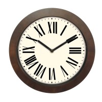 Innova Часы настенные Часы W09653, материал древесина, диаметр 29 см, цвет коричневый 6535