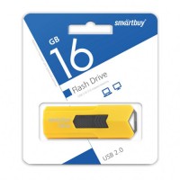 Флэш-диск (флэшка) USB Smartbuy 16GB STREAM Yellow (SB16GBST-Y)