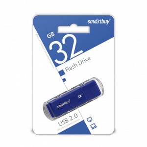 Флэш-диск (флэшка) USB Smartbuy 32GB Dock Blue (SB32GBDK-B)