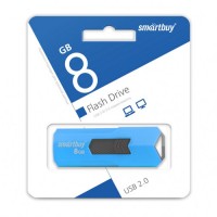 Флэш-диск (флэшка) USB Smartbuy 8GB STREAM Blue (SB8GBST-B)