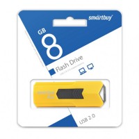 Флэш-диск (флэшка) USB Smartbuy 8GB STREAM Yellow (SB8GBST-Y)