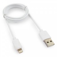 Кабель USB(A)шт. - 8pin шт. для iPhone5/6/7/8/X, IPod, IPad Гарнизон, 1м, белый, пакет