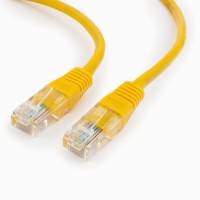 Cablexpert патч-корд UTP cat5e, 20м, литой, многожильный (желтый)