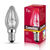 Camelion лампа для ночников прозрачная E14 7W(50lm) 220V