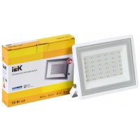 IEK Прожектор св/д LED СДО 06-50 50W(4000lm) 6500K 6K 192x204x22 белый IP65 LPDO601-50-65-K01