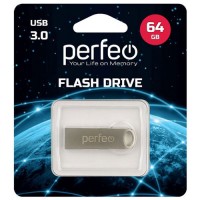 Флэш-диск USB 3.0 64GB Perfeo M08 Metal Series